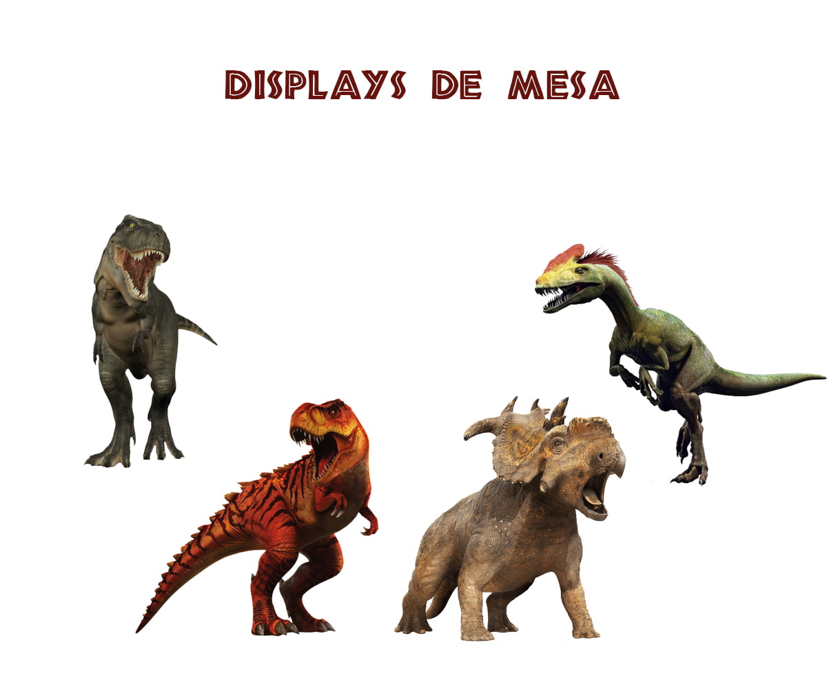 DISPLAY DECORATIVO DINOSSAURO REX - DISPLAY DECORATIVO DINOSSAURO