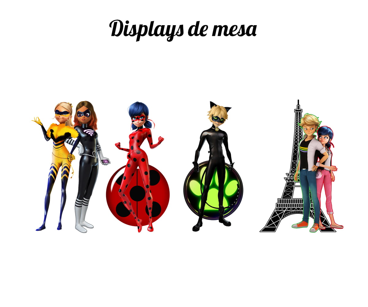 Kit Papel Digital Miraculous - Ladybug