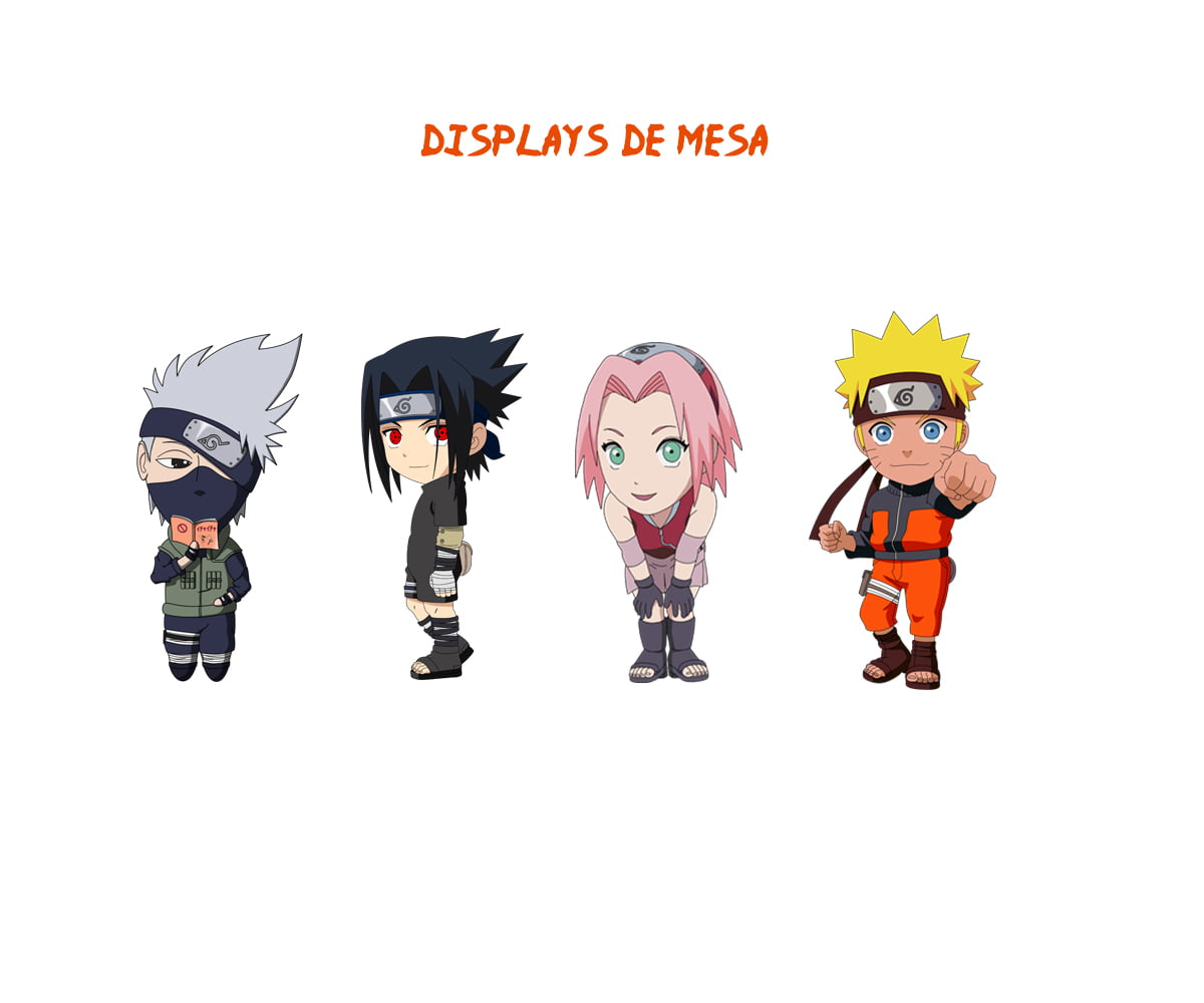 Topo de bolo Naruto Shippuden para imprimir