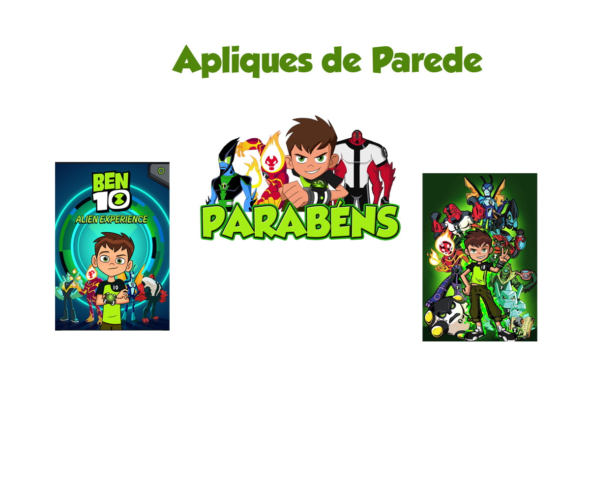 Filme ben 10  Compre Produtos Personalizados no Elo7