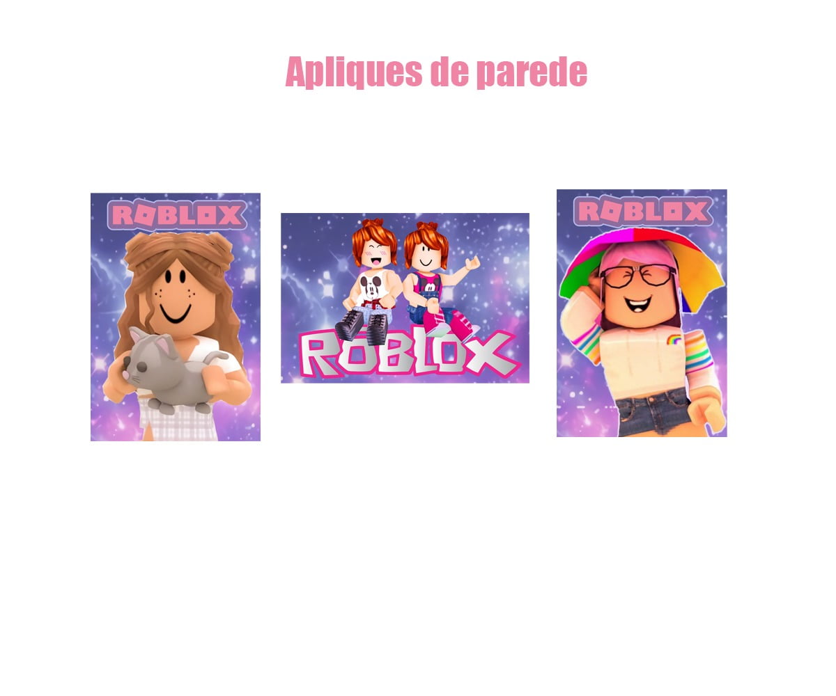 Festa Roblox Menina (Monte seu kit)