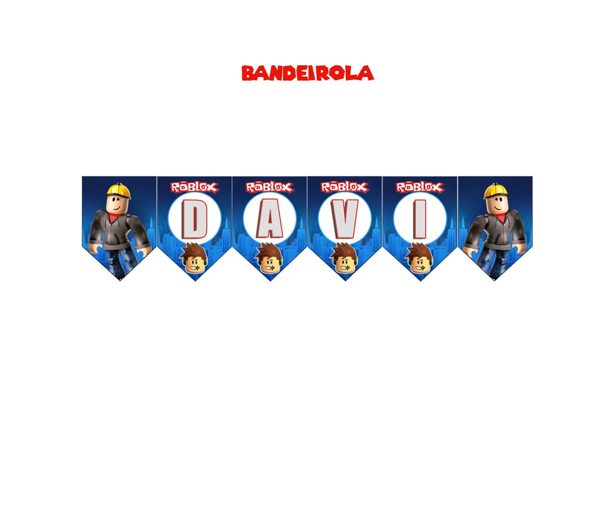 Decorao aniversrio roblox masculino