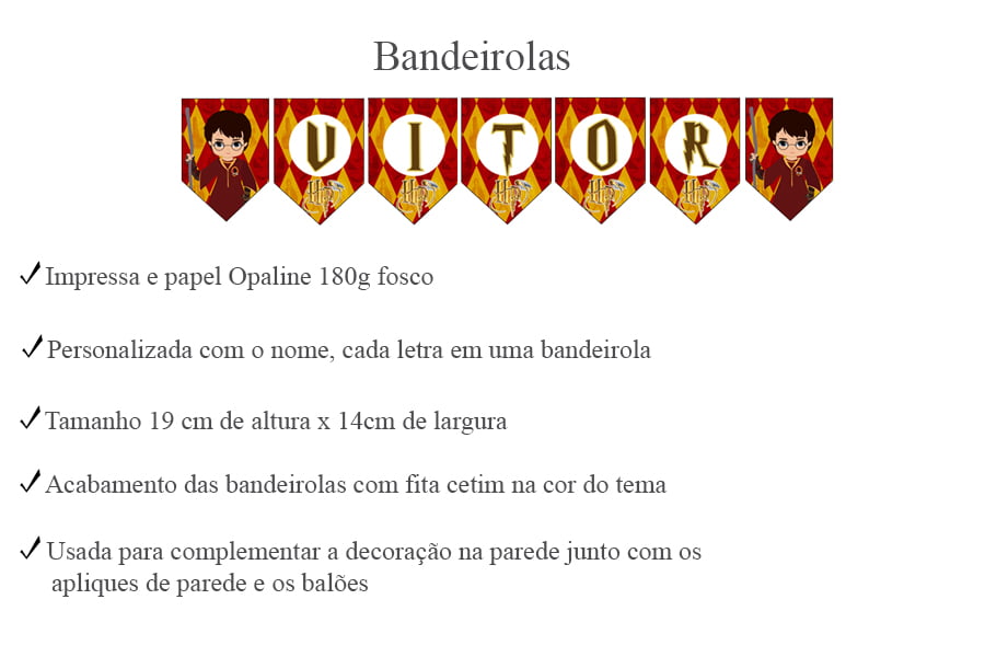 Apliques De Decorar Do Harry Potter