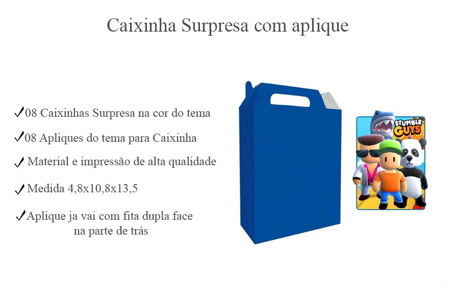 Kit Festa em Casa - Stumble Guys