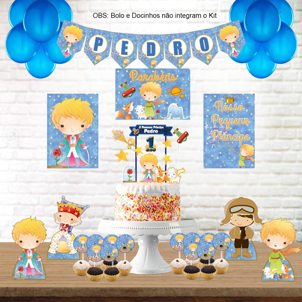 Kit Aniversário Personalizado - Pequeno Príncipe 03