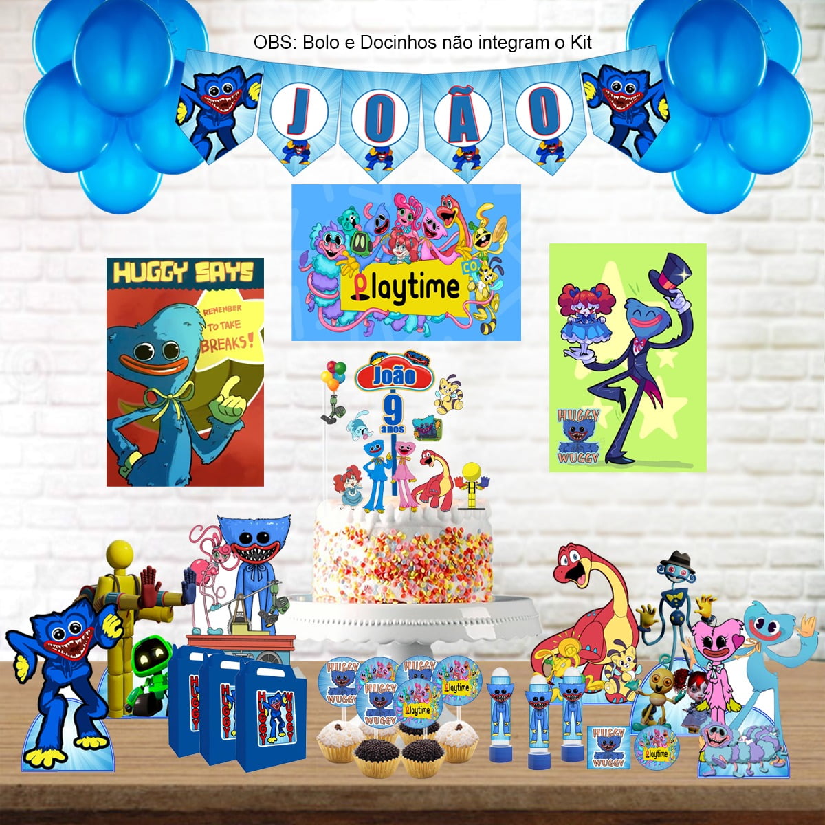 Kit Aniversário Personalizado Poppy Play Time - Pic Art Personalizados