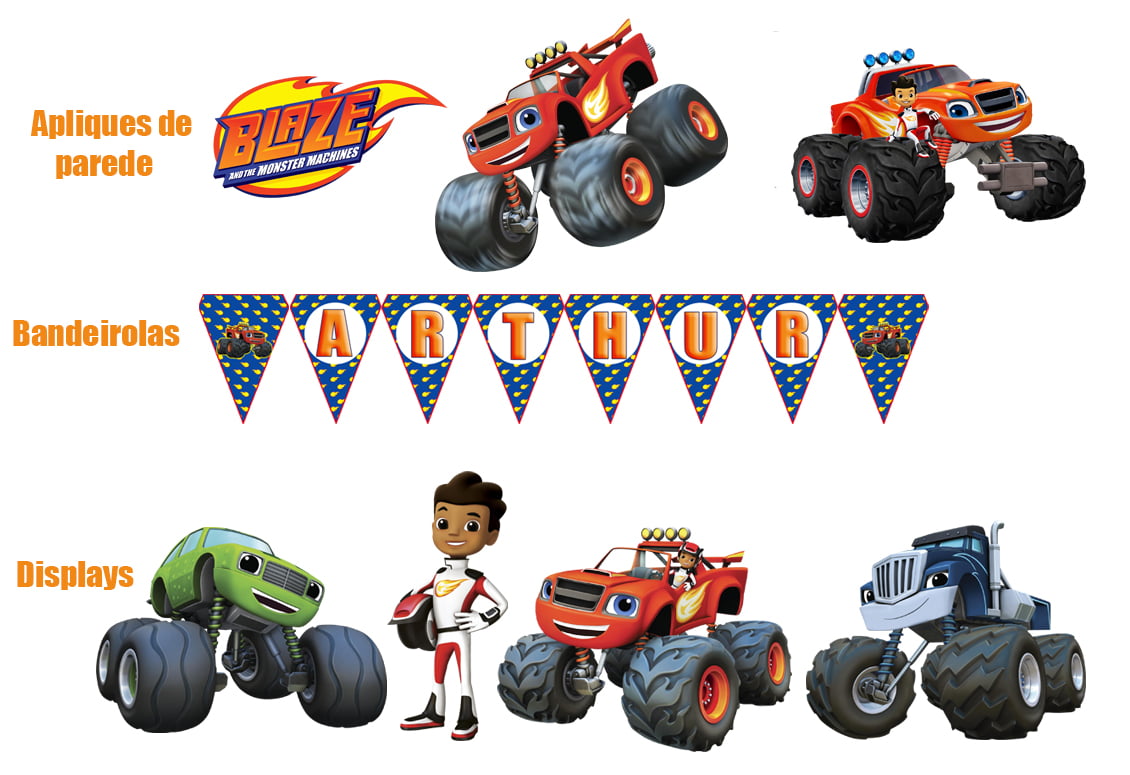 8 ideias de Blaze  festa monster truck, festa temática de carros