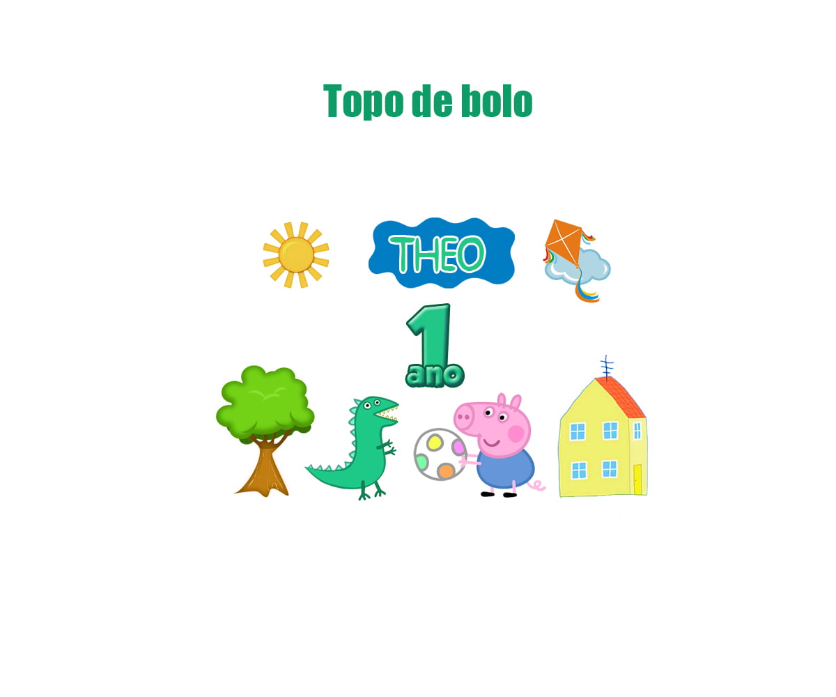 Casinha da Peppa Pig para Imprimir e Montar