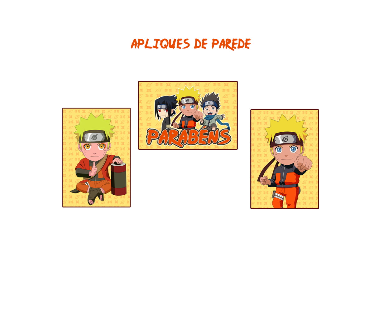 Papel de Parede Personalizado Naruto