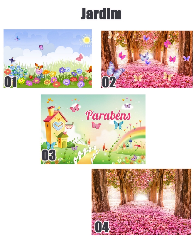 Papel arroz para Bolo Jardim Encantado Borboletas