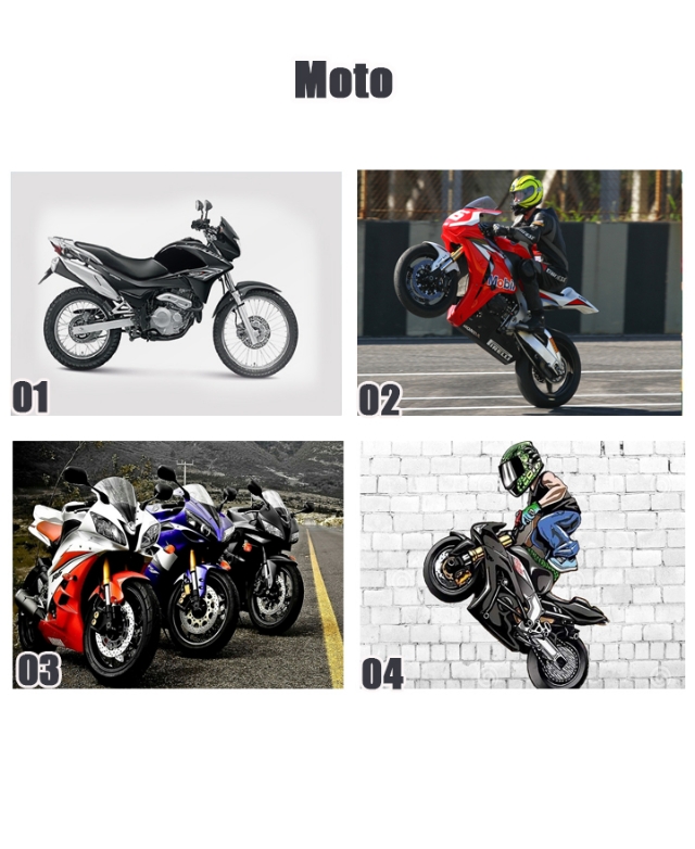 Motos Motocicletas e Bikes Papel De Arroz p/ Bolo Retangular A4 20x30cm ( Motocross) MOD.04 em Promoção na Americanas