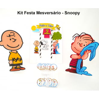 Kit Festa Mesversário Snoopy