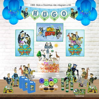 kit Aniversário  Aventuras com os Kratts