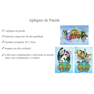 kit Aniversário  Aventuras com os Kratts