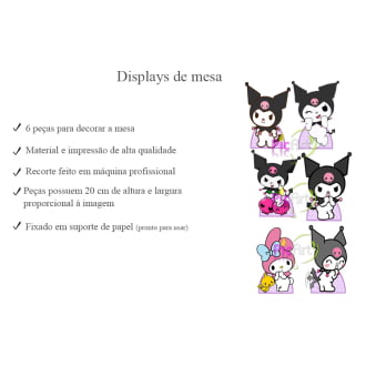 Kit Aniversário Kuromi 