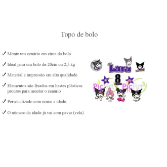 Kit Aniversário Kuromi 