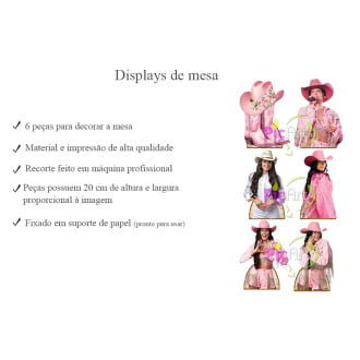 Kit Aniversário Personalizado Ana Castela Rosa