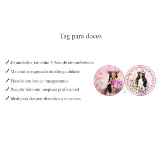 Kit Aniversário Personalizado Ana Castela Rosa