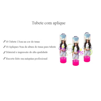 Kit Aniversário Personalizado Ana Castela Rosa