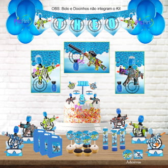 Kit Aniversário Personalizado Arminha De Gel