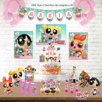 Kit Aniversário Personalizado as Meninas Super Poderosas