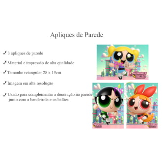Kit Aniversário Personalizado as Meninas Super Poderosas