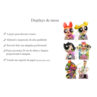 Kit Aniversário Personalizado as Meninas Super Poderosas