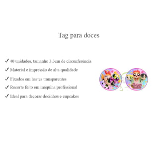 Kit Aniversário Personalizado as Meninas Super Poderosas