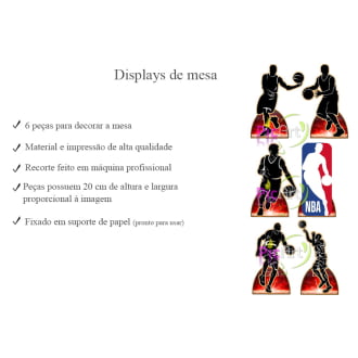 Kit Aniversário Personalizado Basquete