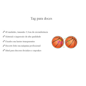 Kit Aniversário Personalizado Basquete