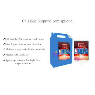 Kit Aniversário Personalizado Basquete