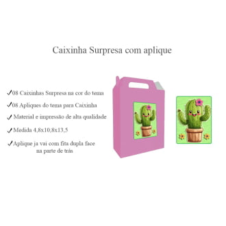 Kit Aniversário Personalizado Cactos