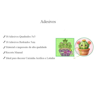 Kit Aniversário Personalizado Cactos