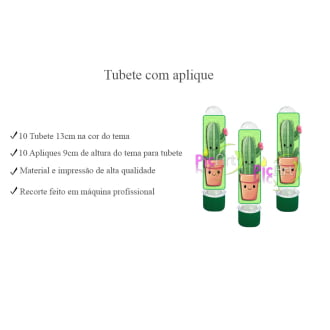 Kit Aniversário Personalizado Cactos