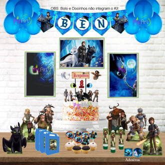 Kit Aniversário Personalizado Como treinar seu Drgão