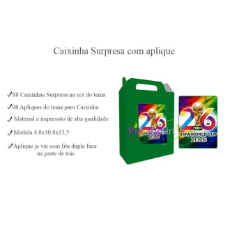Kit Aniversário Personalizado Copa 2026 Craques do Futebol