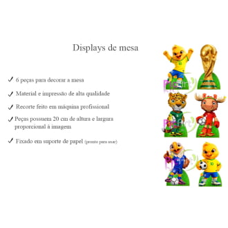 Kit Aniversário Personalizado Copa 2026
