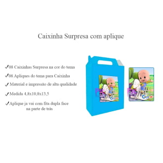 Kit Aniversário Personalizado Cuquin
