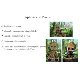 Kit Aniversário Personalizado Groot