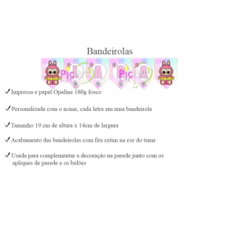Kit Aniversário Personalizado Labubu