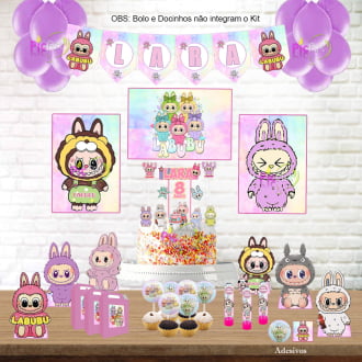 Kit Aniversário Personalizado Labubu