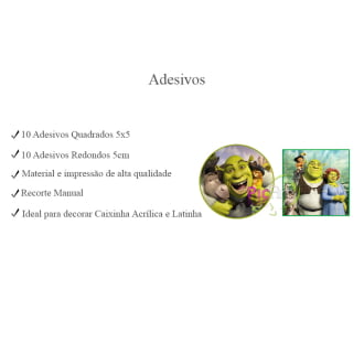 Kit Aniversário Personalizado Sherek