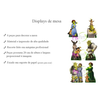Kit Aniversário Personalizado Sherek