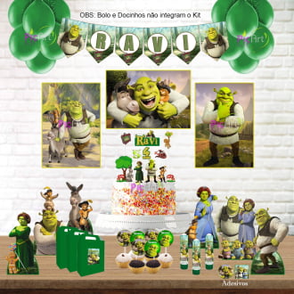 Kit Aniversário Personalizado Sherek
