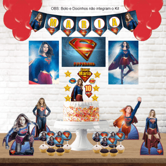 Kit Aniversário Personalizado Super Girl