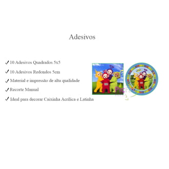 Kit Aniversário Personalizado Teletubbies
