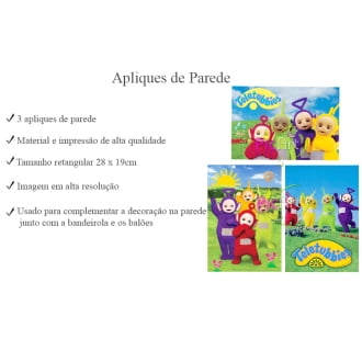 Kit Aniversário Personalizado Teletubbies