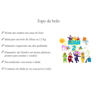 Kit Aniversário Personalizado Teletubbies