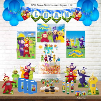 Kit Aniversário Personalizado Teletubbies