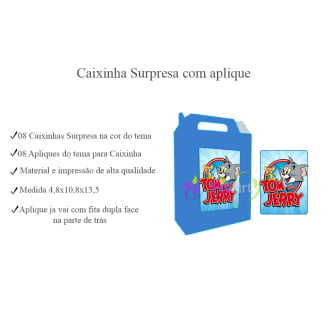 Kit Aniversário Personalizado Tom e Jerry